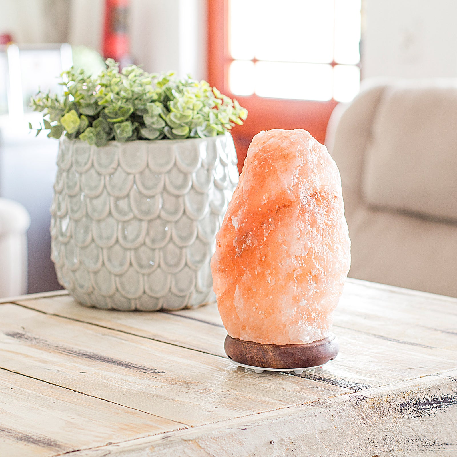 The pink Himalayan Salt Lamp