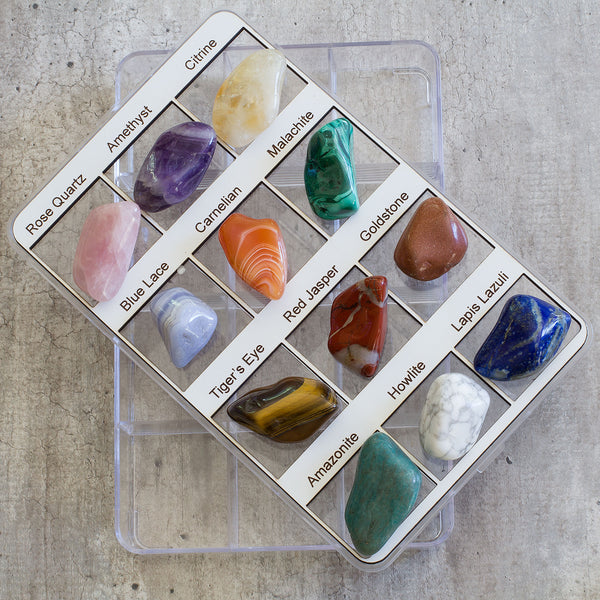 Crystal Gemstone set - Light - Mi Chakra