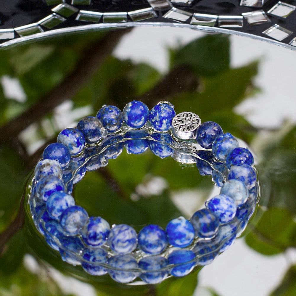 The Attention Bracelet - Mi Chakra - Lapis Lazuli - South Africa