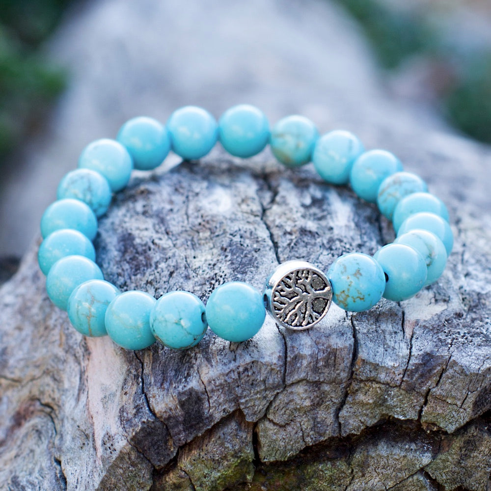 The Protection Bracelet -Mi Chakra - Turquoise - South Africa