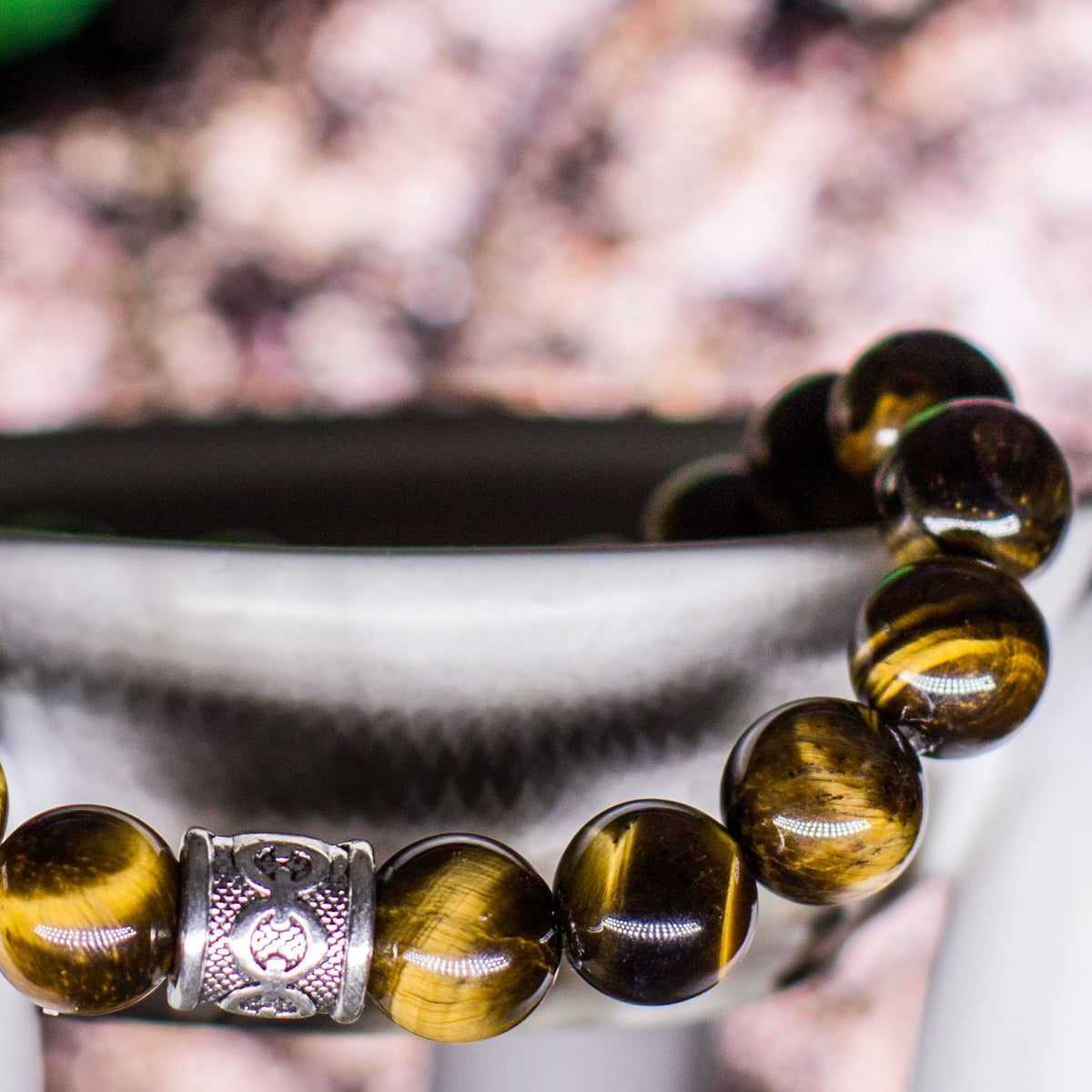 The Abundance Bracelet (10mm) - Tigers Eye is a crystal with beautiful bands of yellow-golden-brown colour running through it. This is a powerful stone that can help you to release anxiety and nervousness and assists in harmony and equilibrium. It is a powerful motivator and one of the best stones for financial success.