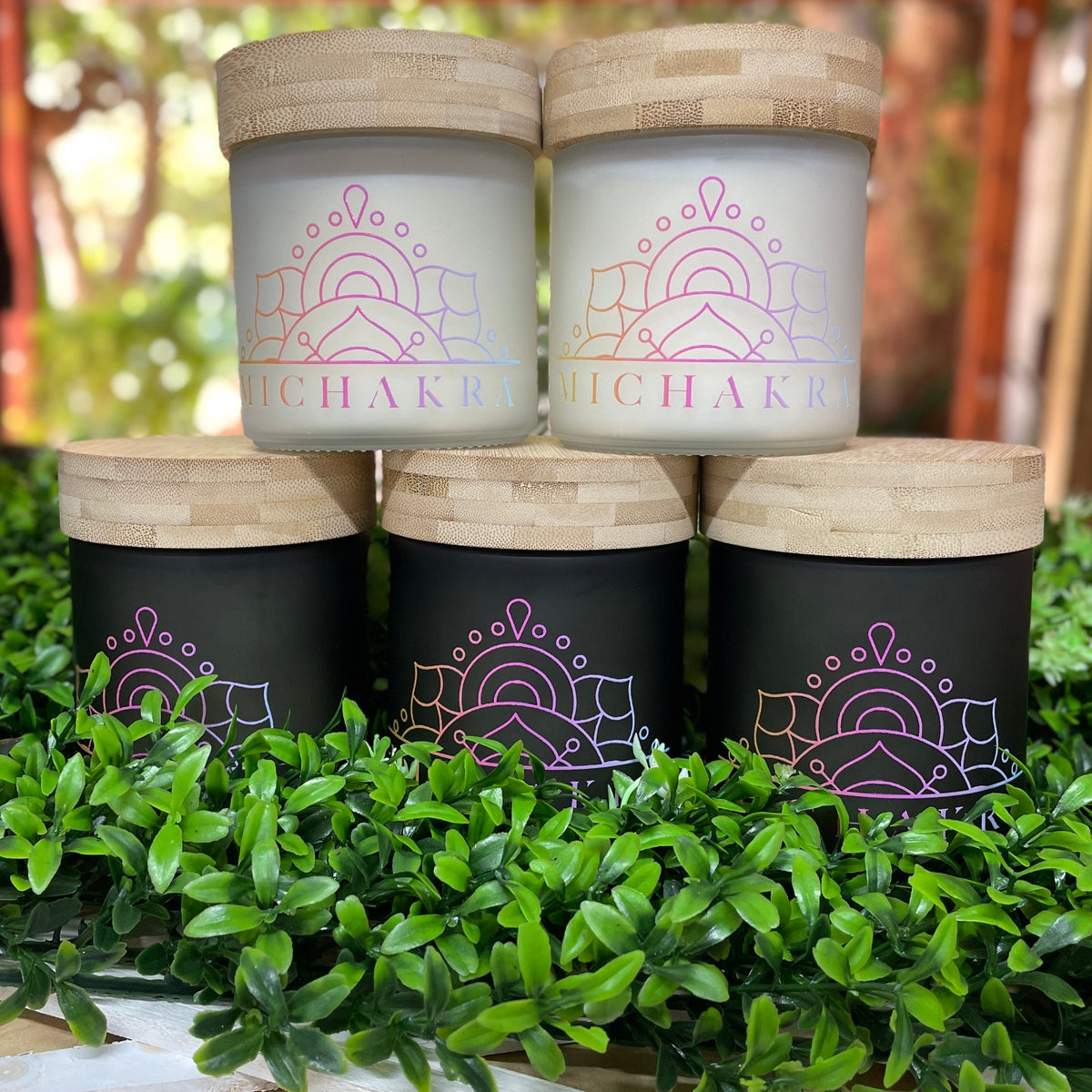 100% Soy wax, Hand Crafted, Mi Chakra scented candles (400g) Mi Chakra
