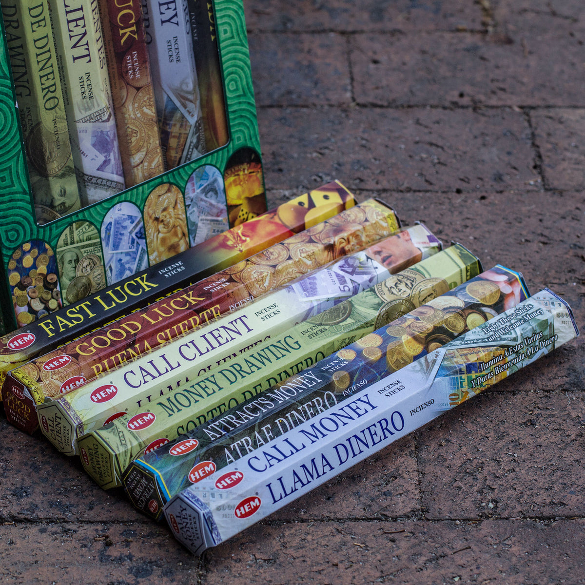 Money Series incense gift pack - Scents, aromas, fragrances and the many ways they can be described can be used to create specific responses. For instance the aromas released into a space can; encourage relaxation, aid in sleep, promote poor concentration, stimulate creativity, increase motivation and heighten sexual desire.  The money series incense gift pack has 120 incense sticks, one stick for every day for 120 days. Wow That&#39;s 4 months. 