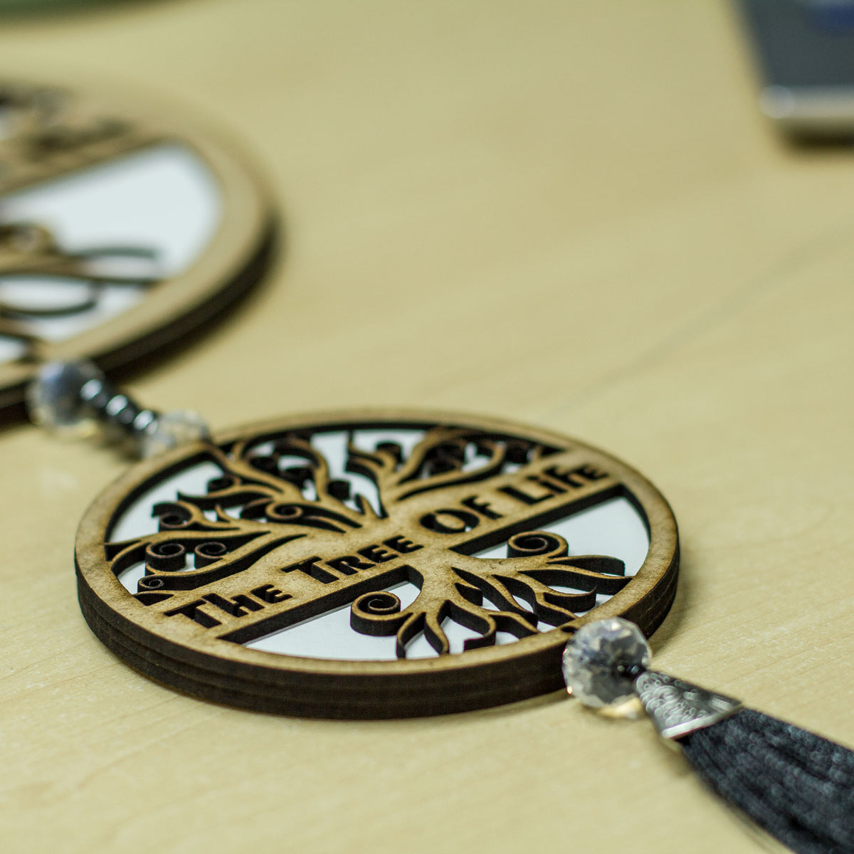 Add a splash of color and some unique appeal with our one of a kind inhouse designed & crafted Tree of life Wall Art. Made from 3mm MDF wood, green on the one side and white on the other. 