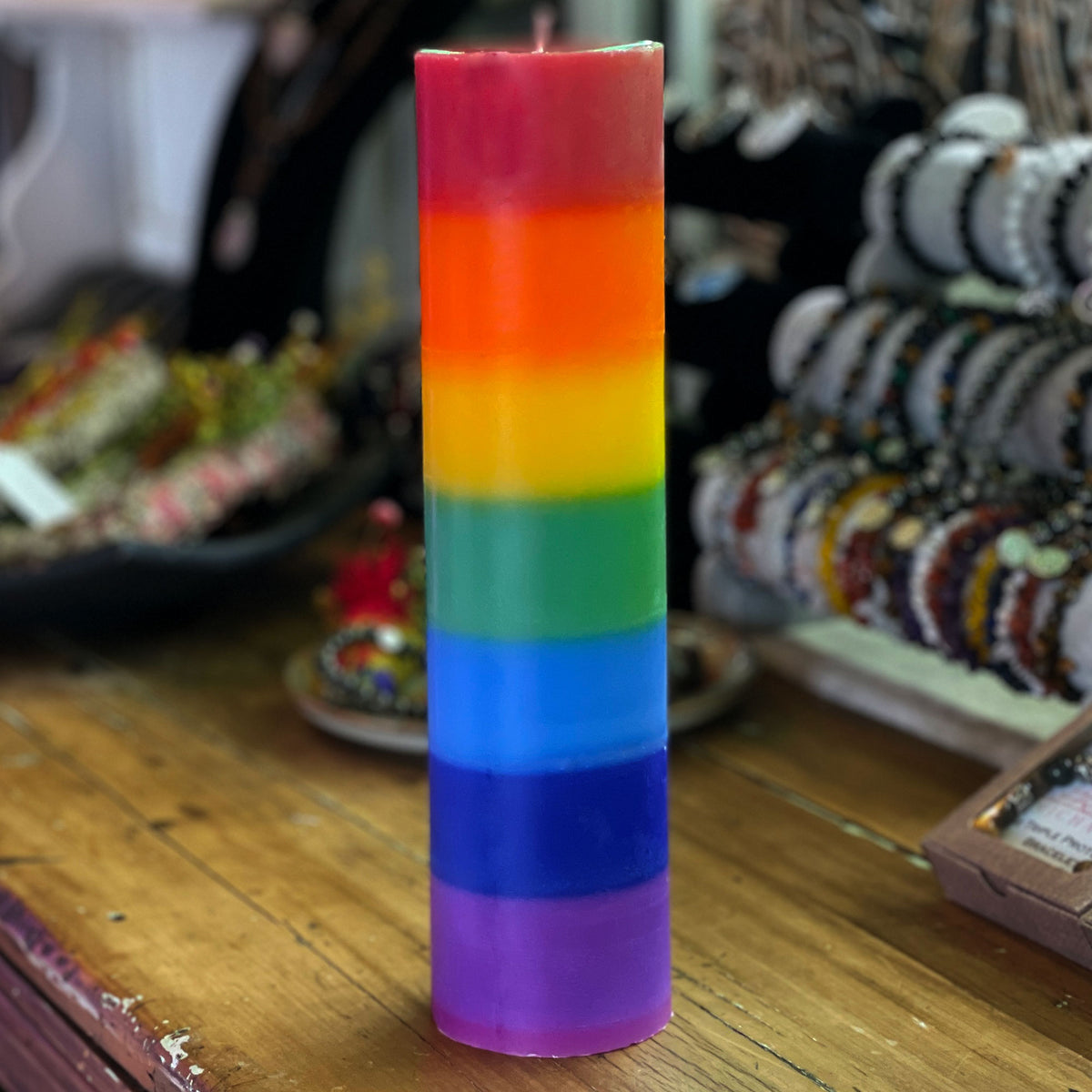 7 Chakra Candle - Large (Copy) Mi Chakra