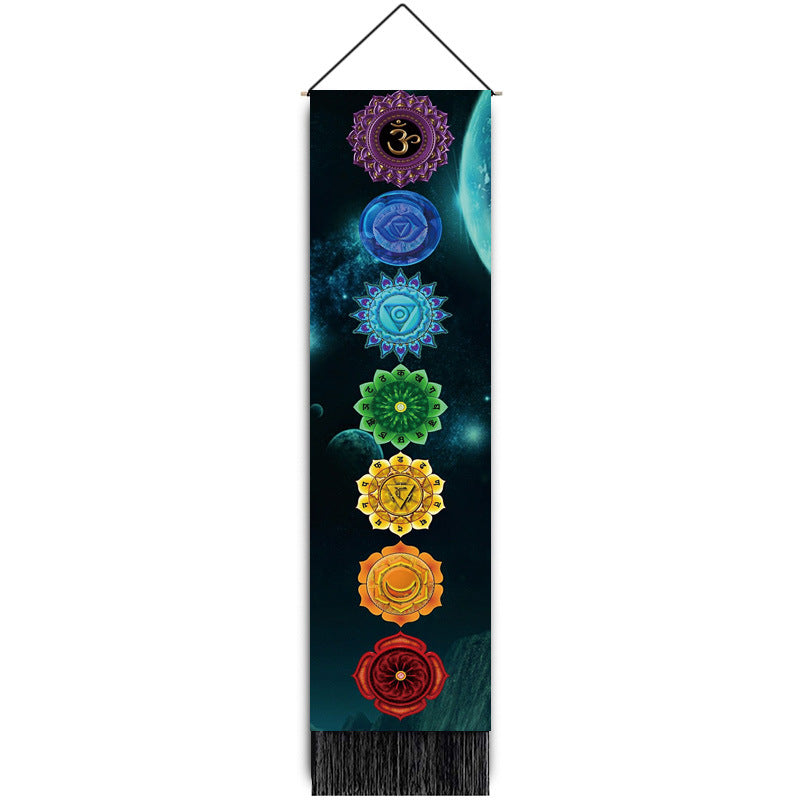 Wall Hanging Tapestry (7 Chakra -Style 2) Mi Chakra