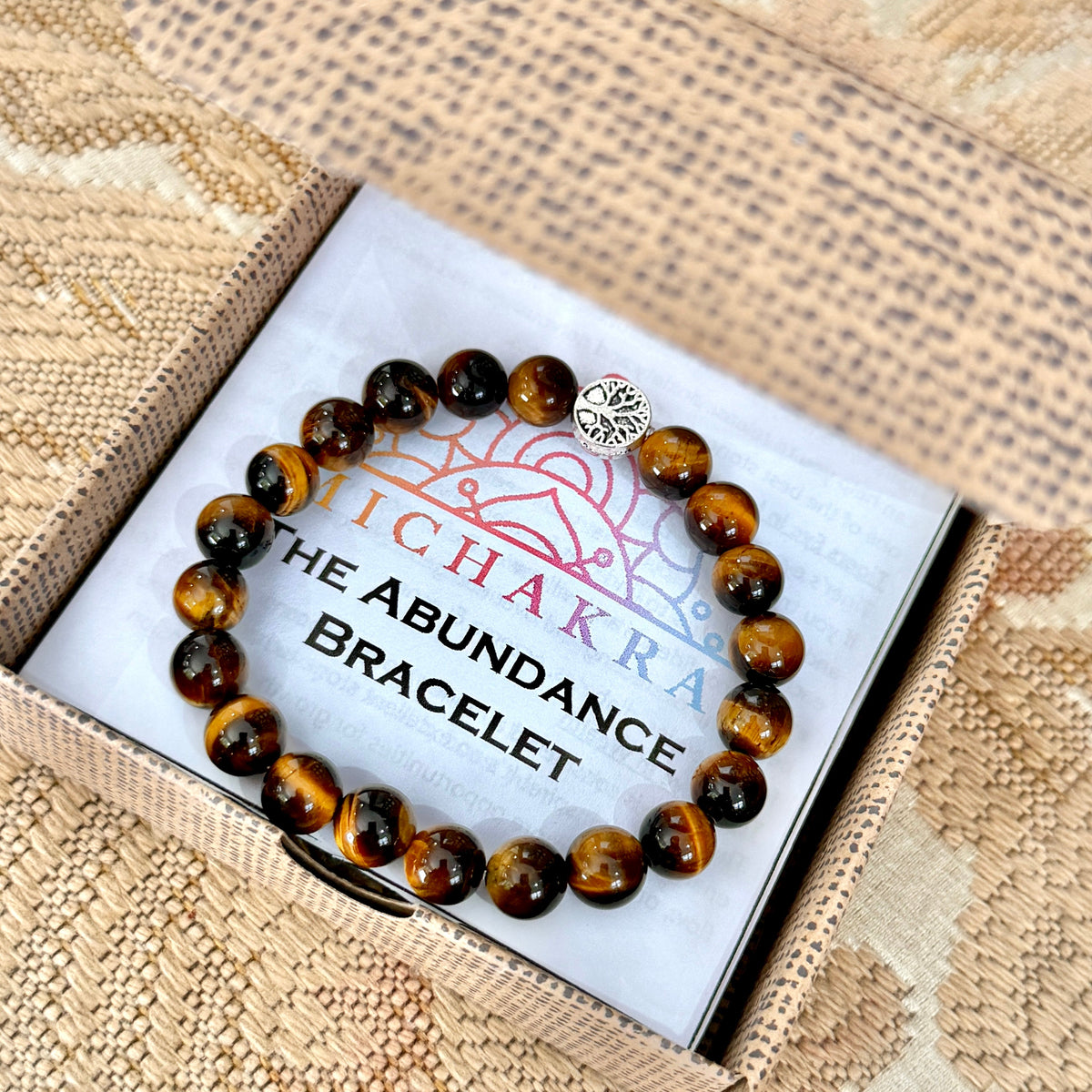 The Abndance Bracelet - Tigers Eye - Mi Chakra