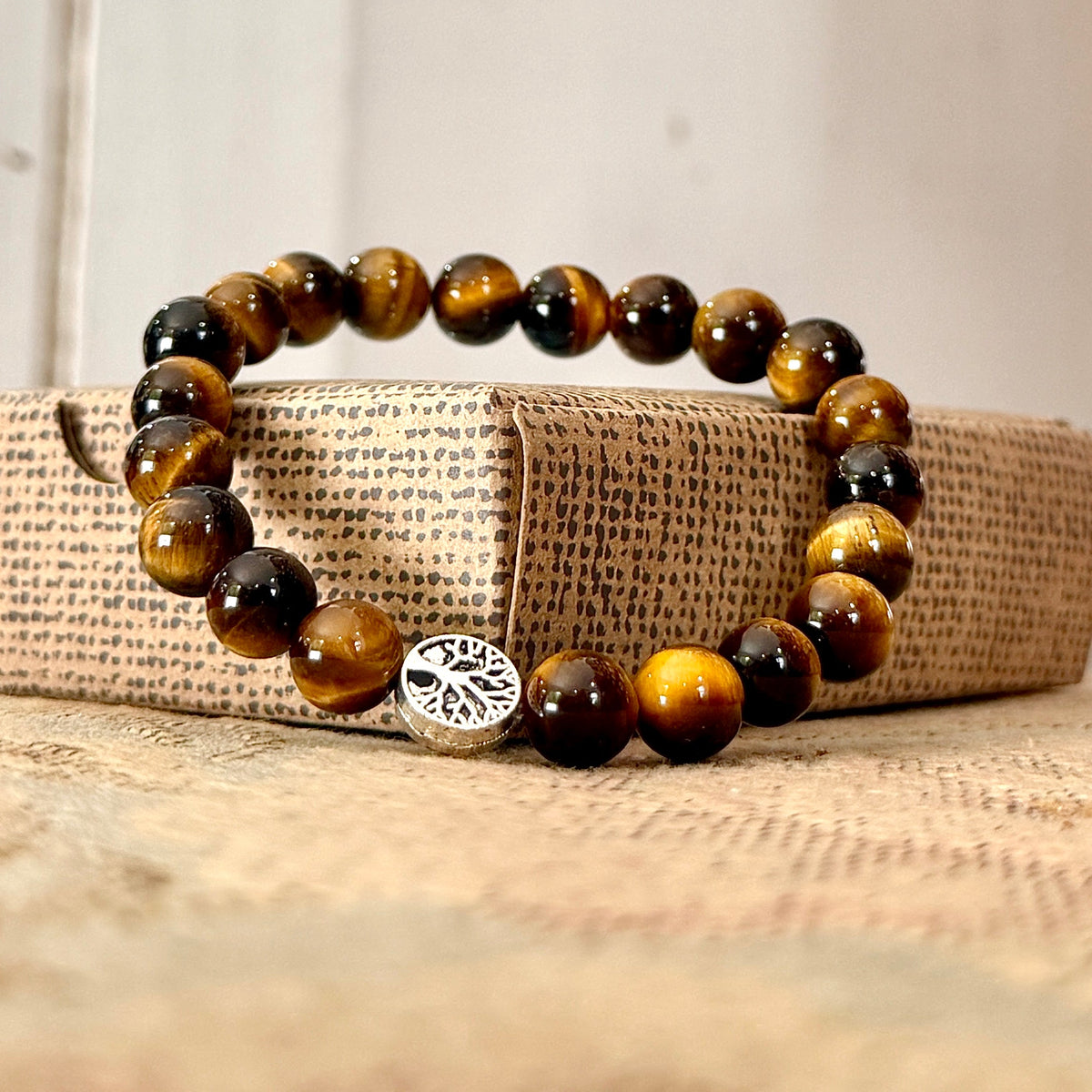 The Abndance Bracelet - Tigers Eye - Mi Chakra