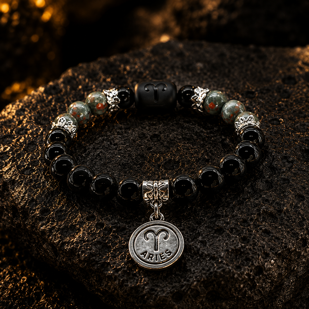 Aries Zodiac Crystal Bracelet Mi Chakra