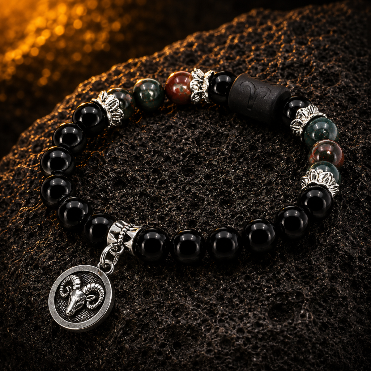 Aries Zodiac Crystal Bracelet Mi Chakra