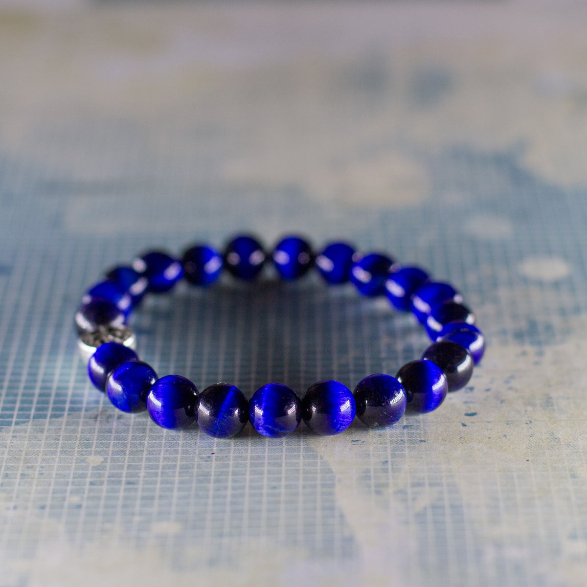 The Abundance Bracelet - Blue Tigers Eye Mi Chakra