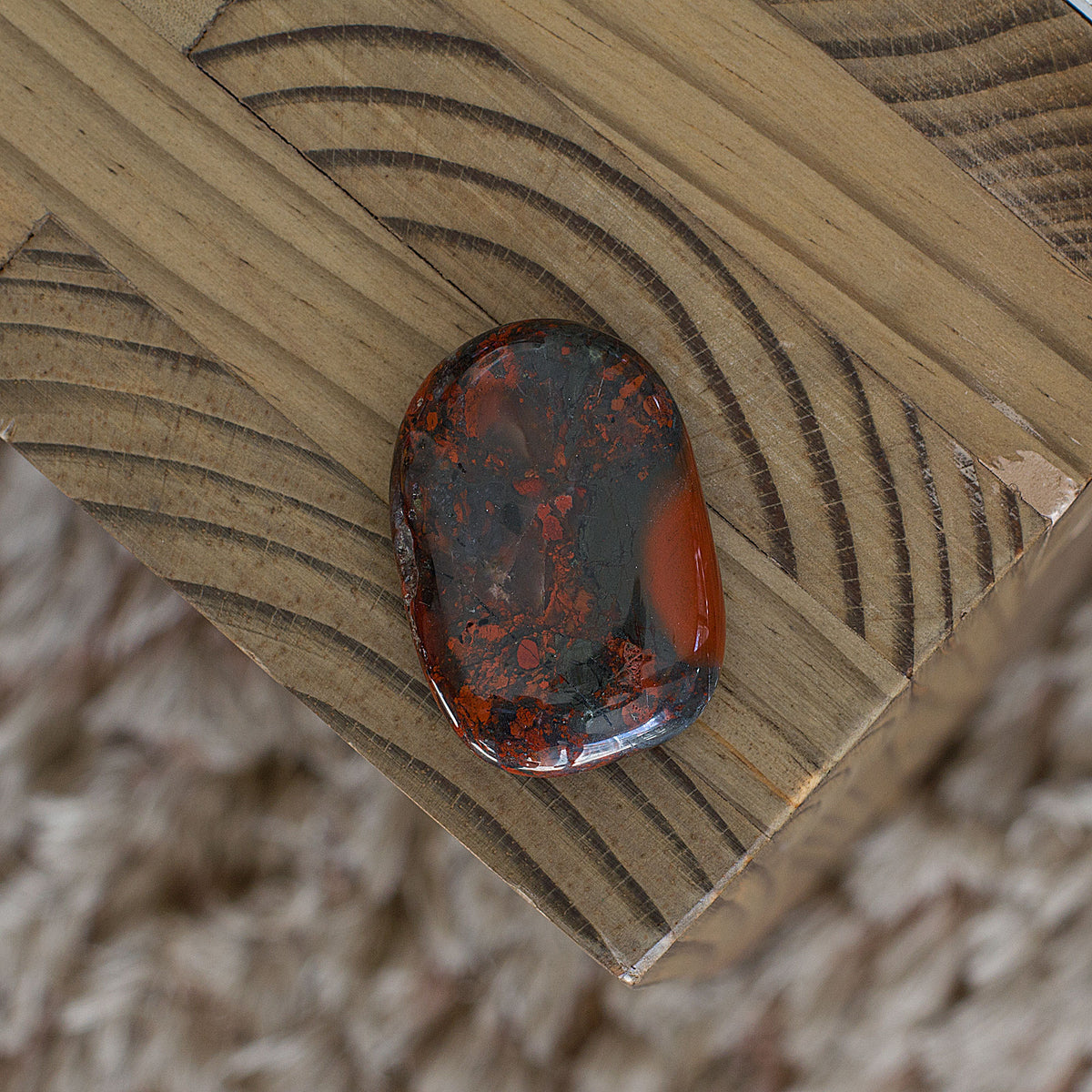 Brecciated means to “break down into angular fragments,” so any jasper with lots of jagged spots and inclusions can use this name. This makes it an ideal choice for any healing ritual that needs jasper’s strength and nurturing energy. It is a wonderful stone for families, offering unconditional love and protection.