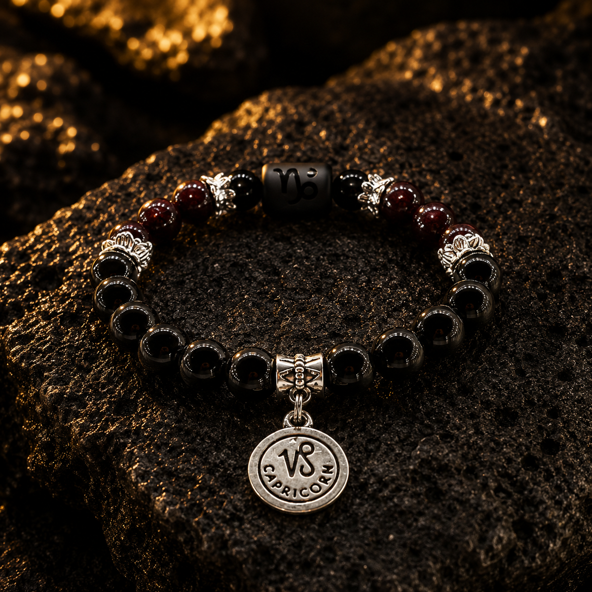 Capricorn Zodiac Crystal Bracelet Mi Chakra
