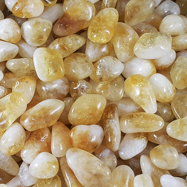 Citrine Quartz - Brazil - Tumbled Stone Mi Chakra