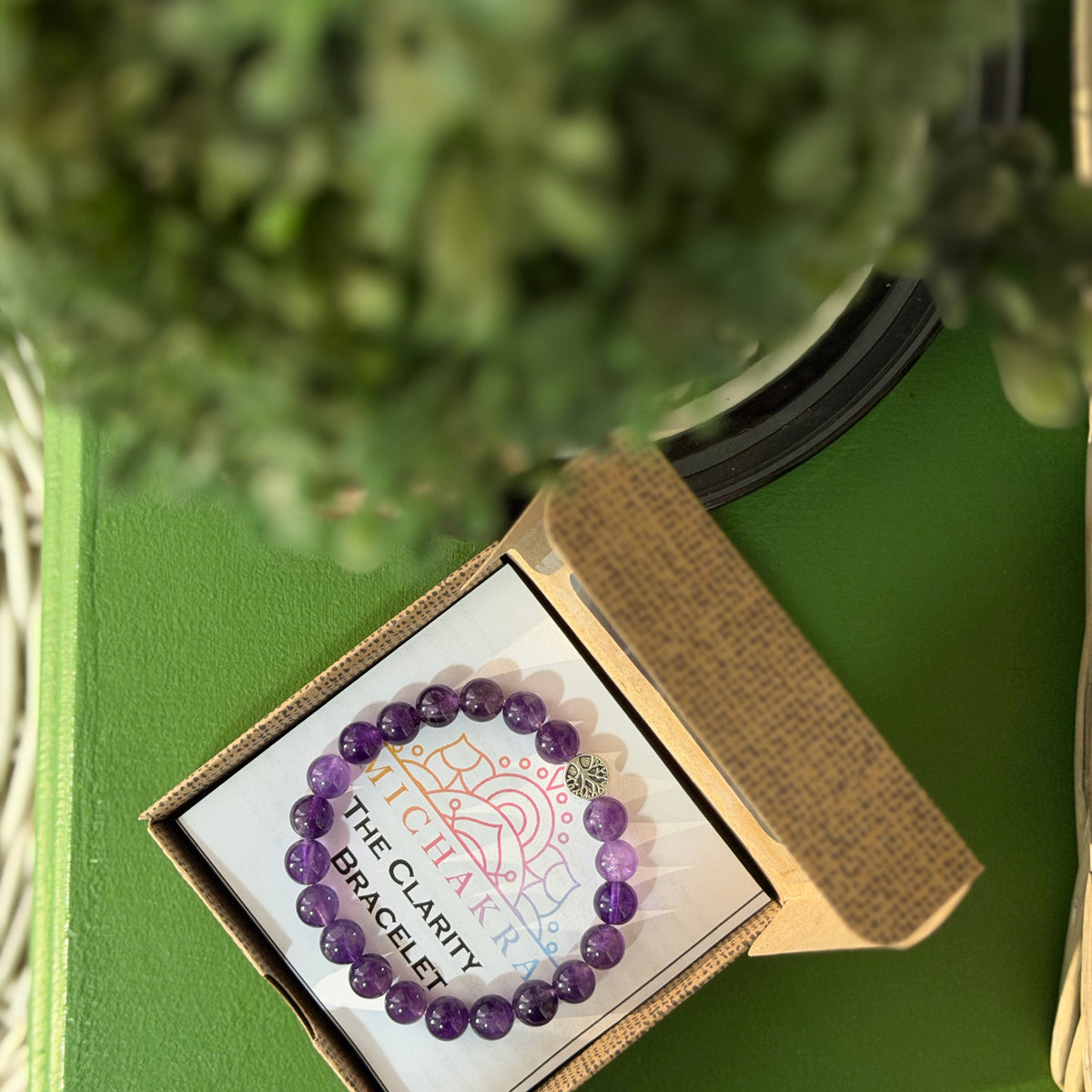 The Calrity Bracelet - Amethyst - Mi Chakra