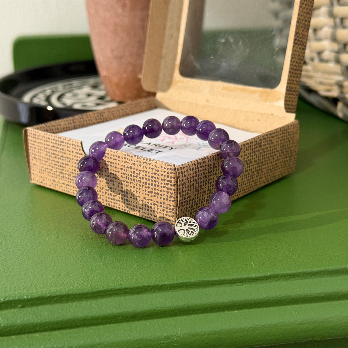 The Calrity Bracelet - Amethyst - Mi Chakra