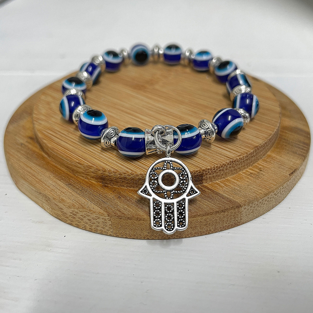 Evil Eye Link Bracelet - Light Blue (Copy) Mi Chakra