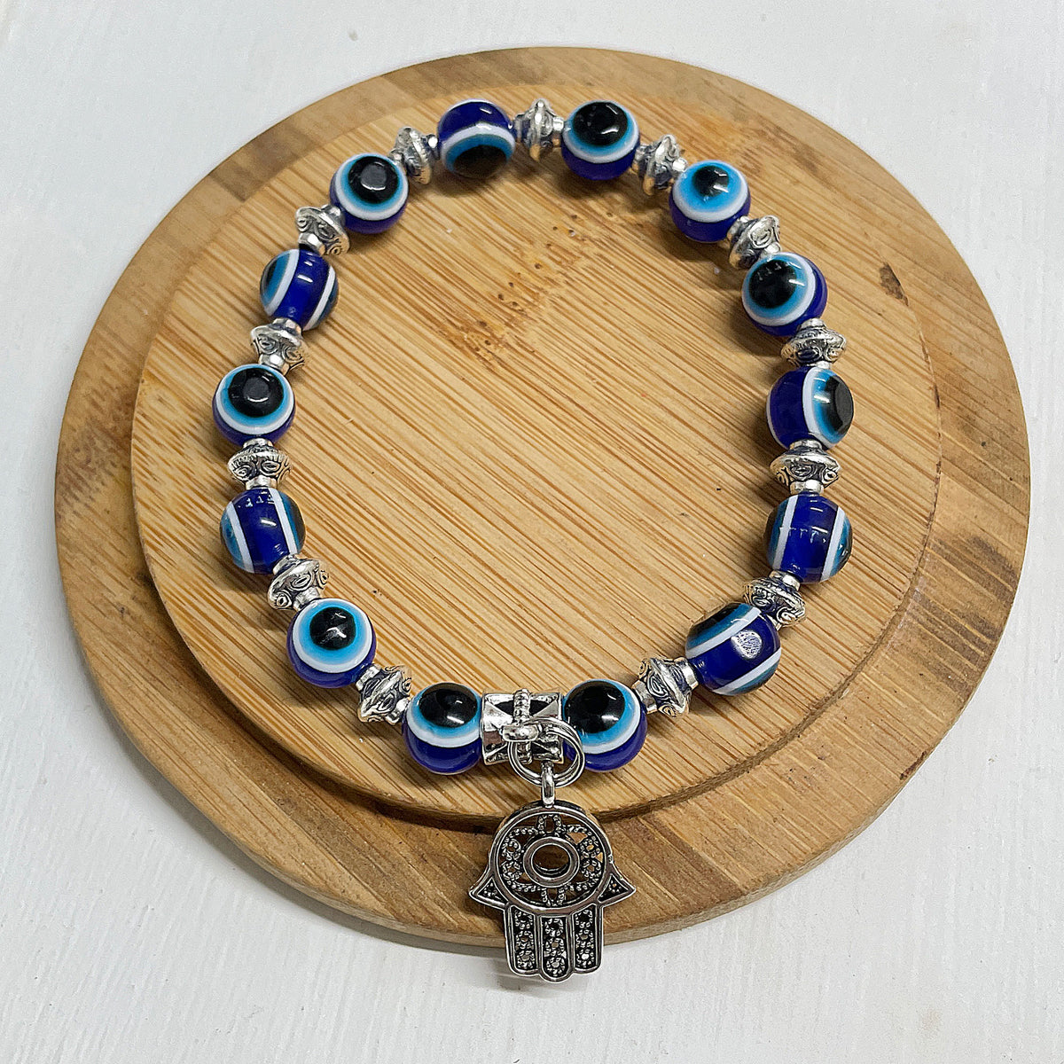 Evil Eye Link Bracelet - Light Blue (Copy) Mi Chakra