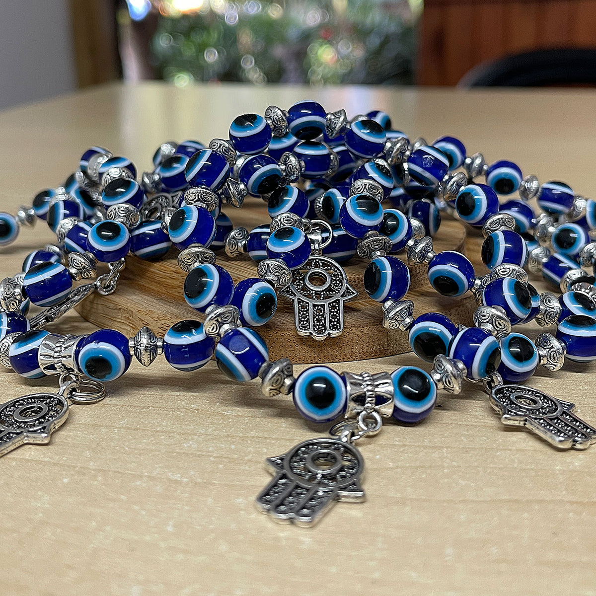 Evil Eye Link Bracelet - Light Blue (Copy) Mi Chakra