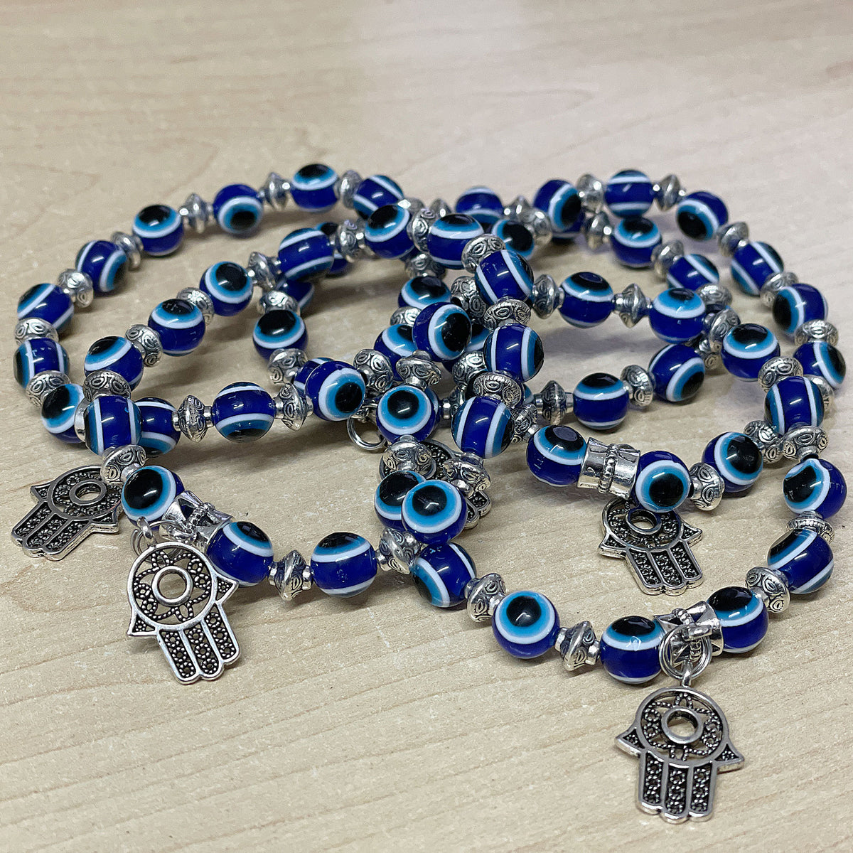 Evil Eye Link Bracelet - Light Blue (Copy) Mi Chakra