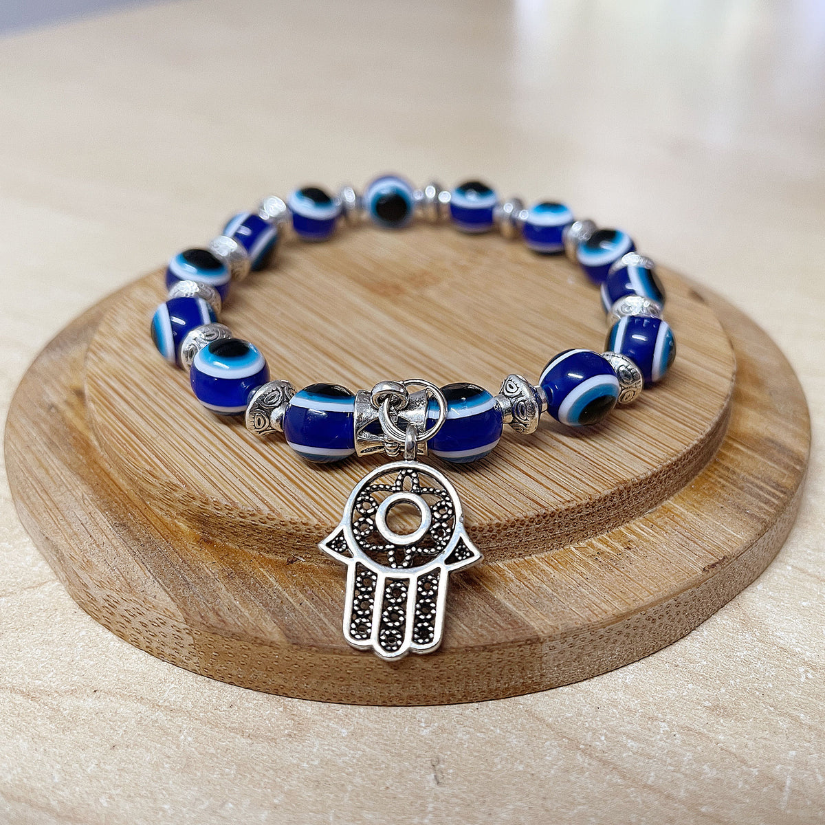 Evil Eye Link Bracelet - Light Blue (Copy) Mi Chakra