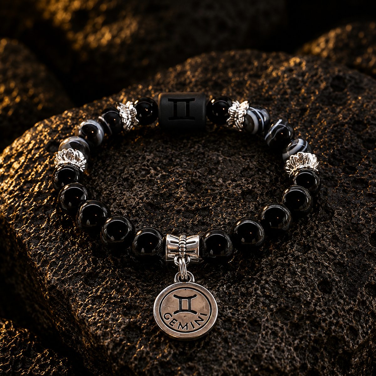 Gemini Zodiac Crystal Bracelet Mi Chakra