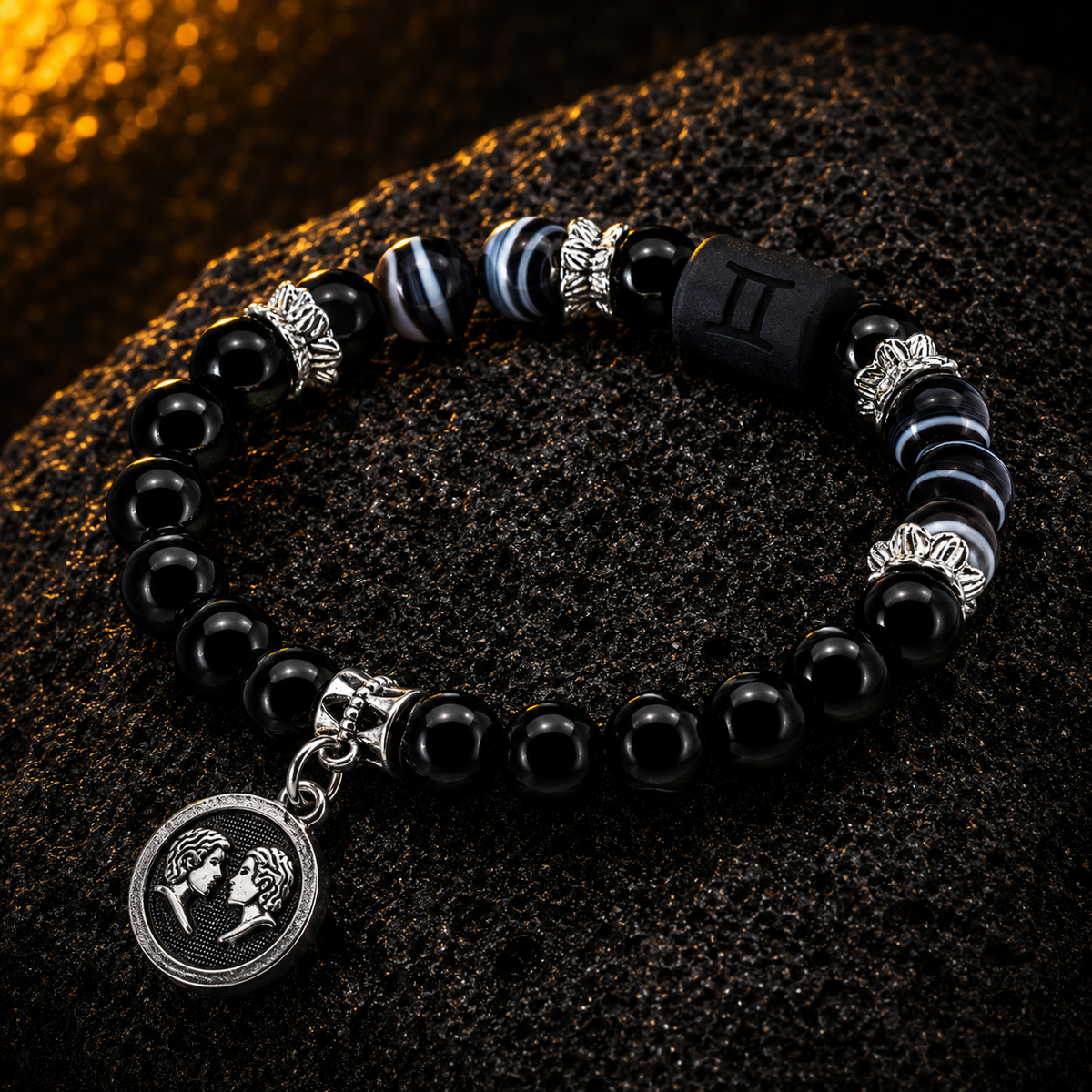Gemini Zodiac Crystal Bracelet Mi Chakra