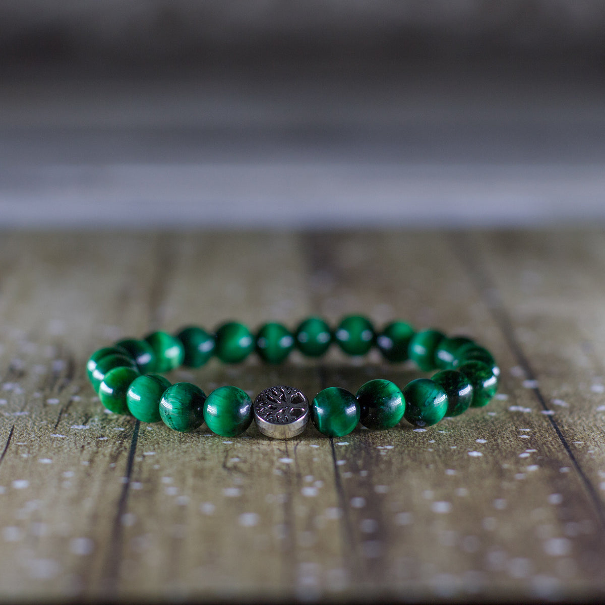 The Abundance Bracelet - Green Tigers Eye Mi Chakra