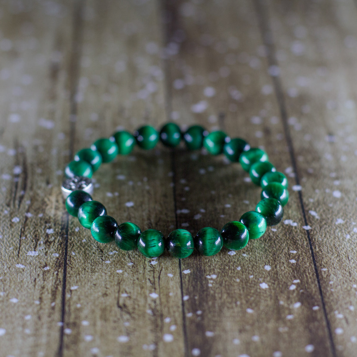 The Abundance Bracelet - Green Tigers Eye Mi Chakra