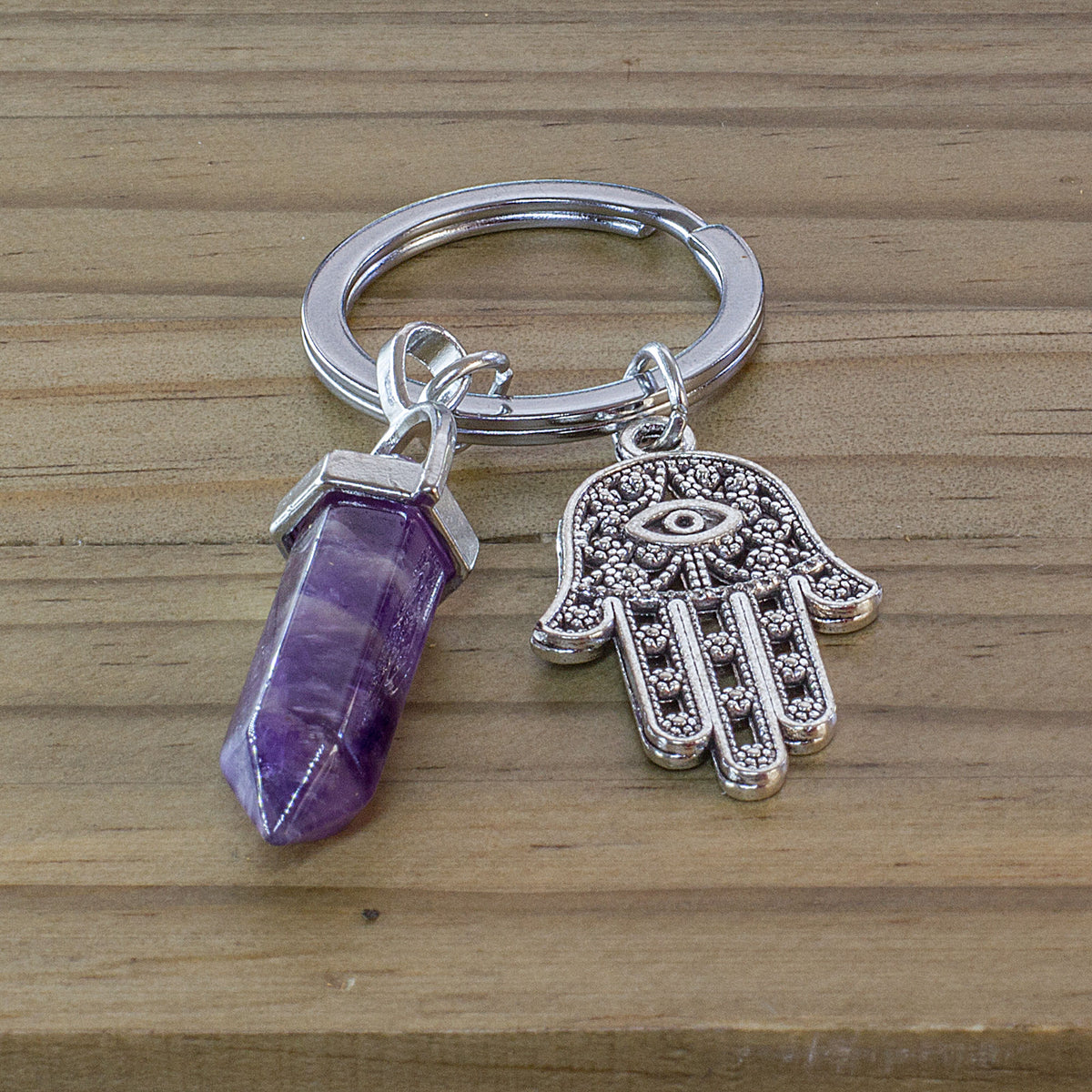 Tree of Life Adjustable Ring - Amethyst (Copy) Mi Chakra