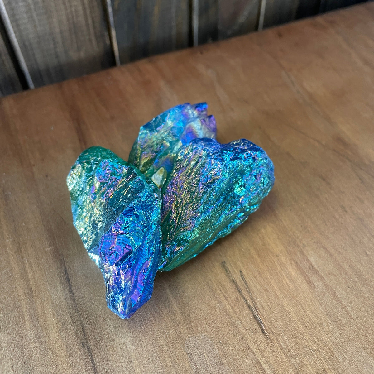 Aura Quartz Rough Points Mi Chakra