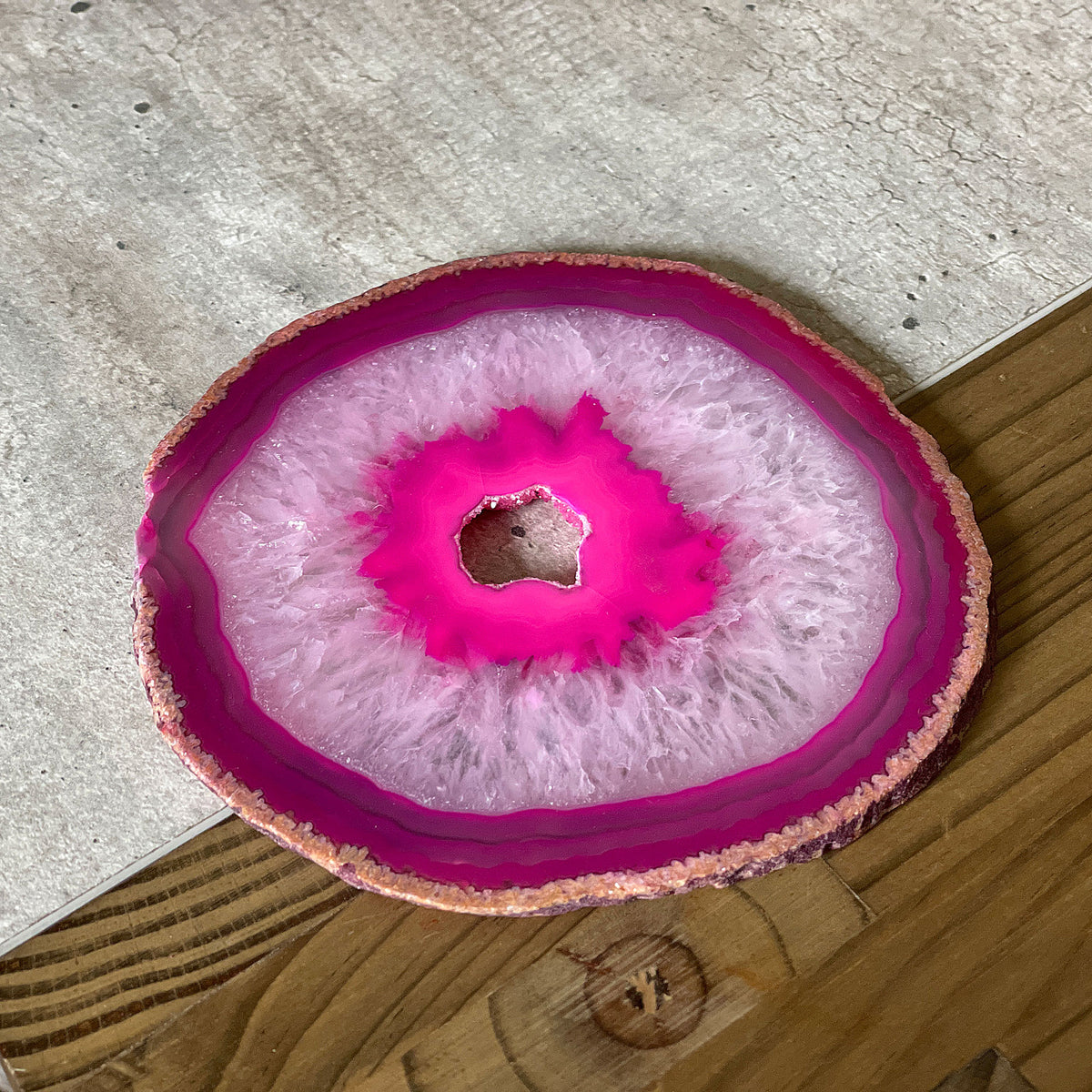 Agate Slice - Blue - Size 5 (13cm x 10cm) (Copy) Mi Chakra