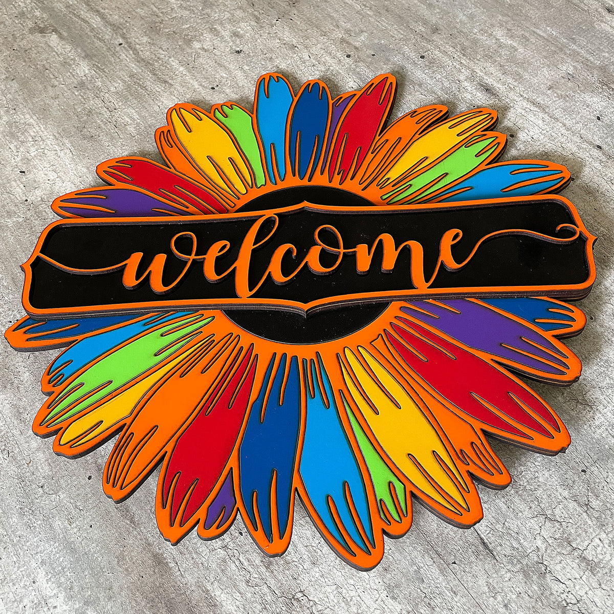 7 Chakra Welcome Sign - Yellow (Copy) Mi Chakra