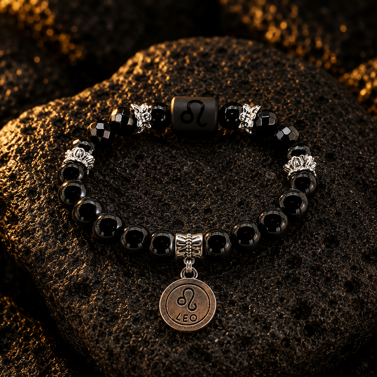 Leo Zodiac Crystal Bracelet Mi Chakra