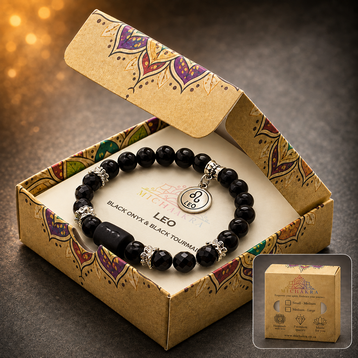Leo Zodiac Crystal Bracelet Mi Chakra