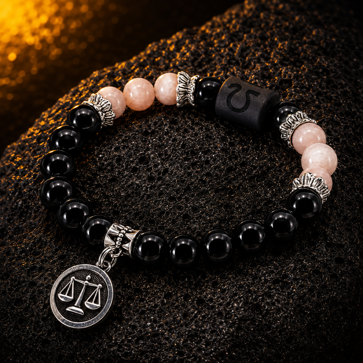 Libra Zodiac Crystal Bracelet Mi Chakra