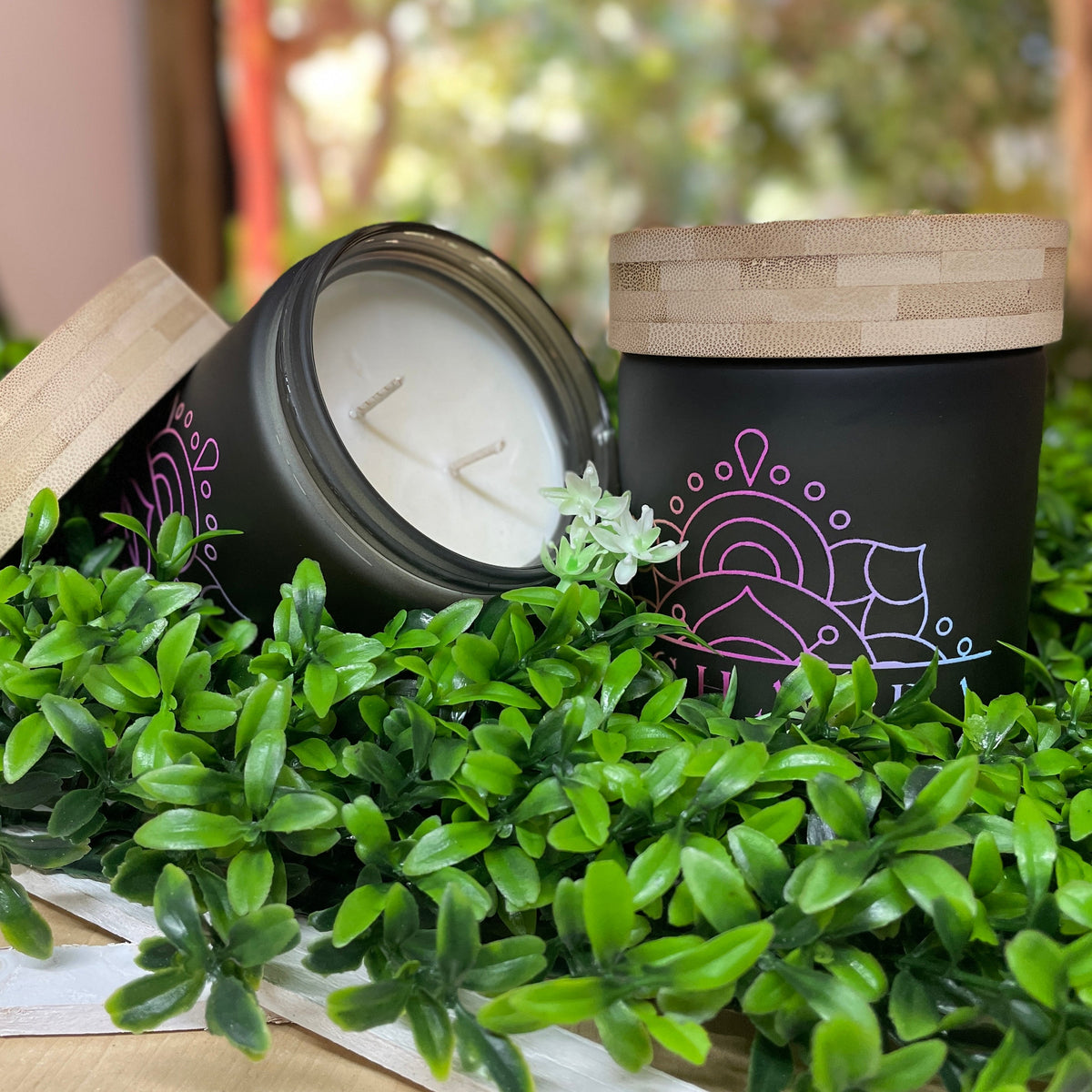 100% Soy wax, Hand Crafted, Mi Chakra scented candles (400g) Mi Chakra