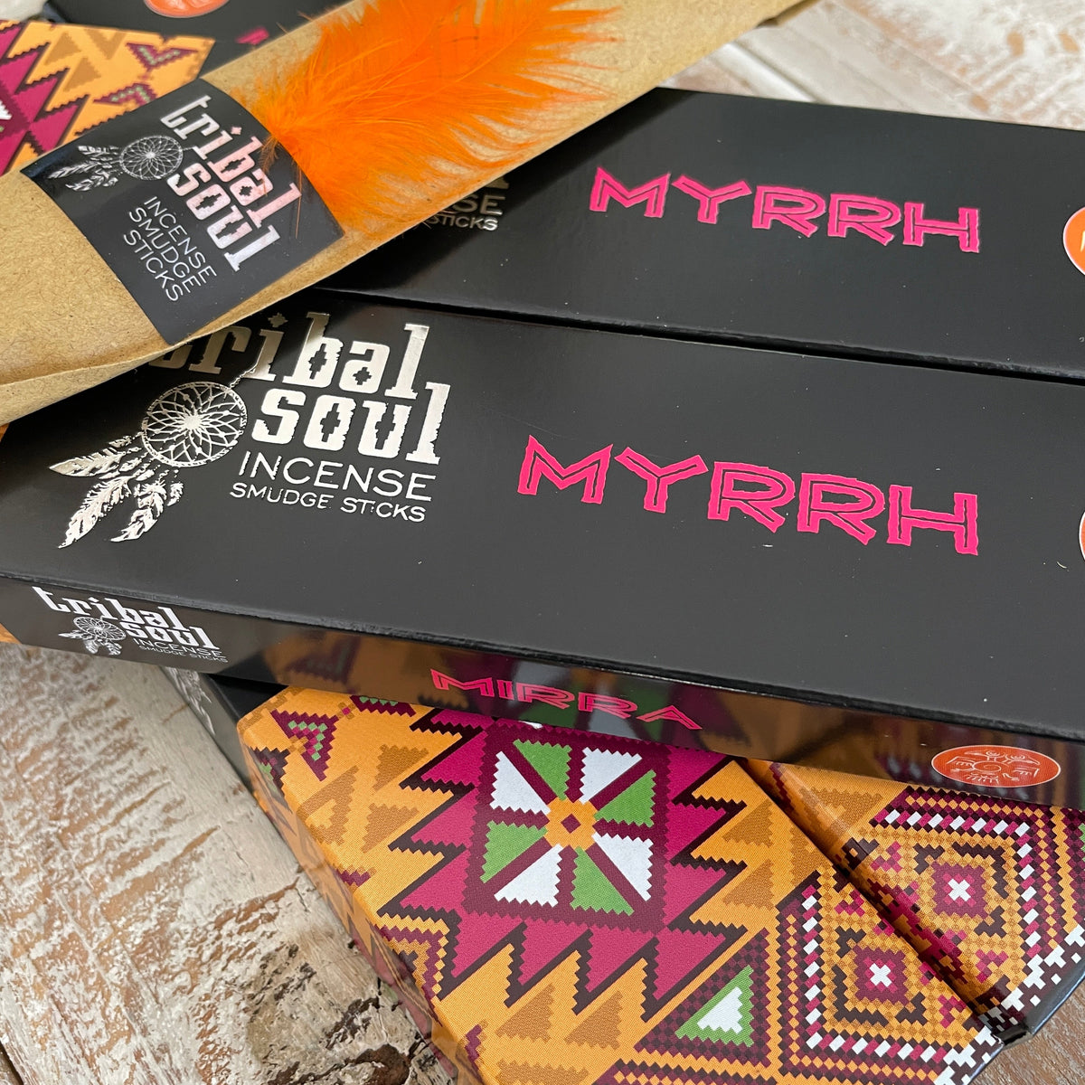 Tribal Soul - Myrrh Incense Sticks Mi Chakra