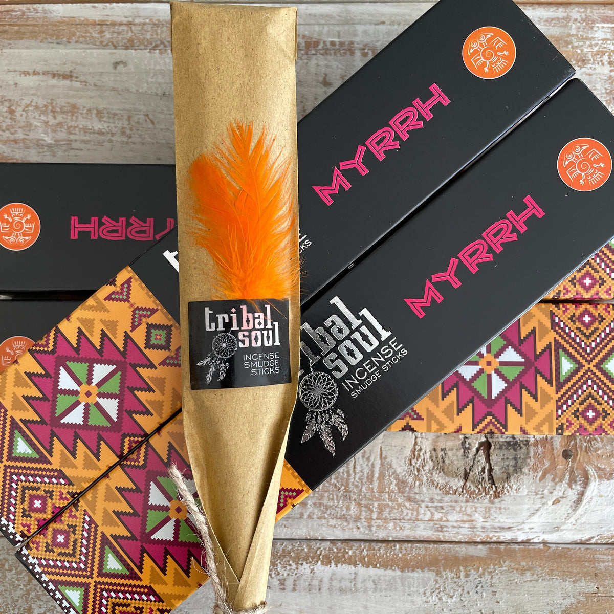 Tribal Soul - Myrrh Incense Sticks Mi Chakra