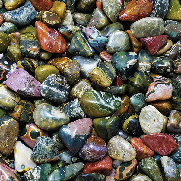Ocean Jasper - Madagascar - Tumbled Stone Mi Chakra