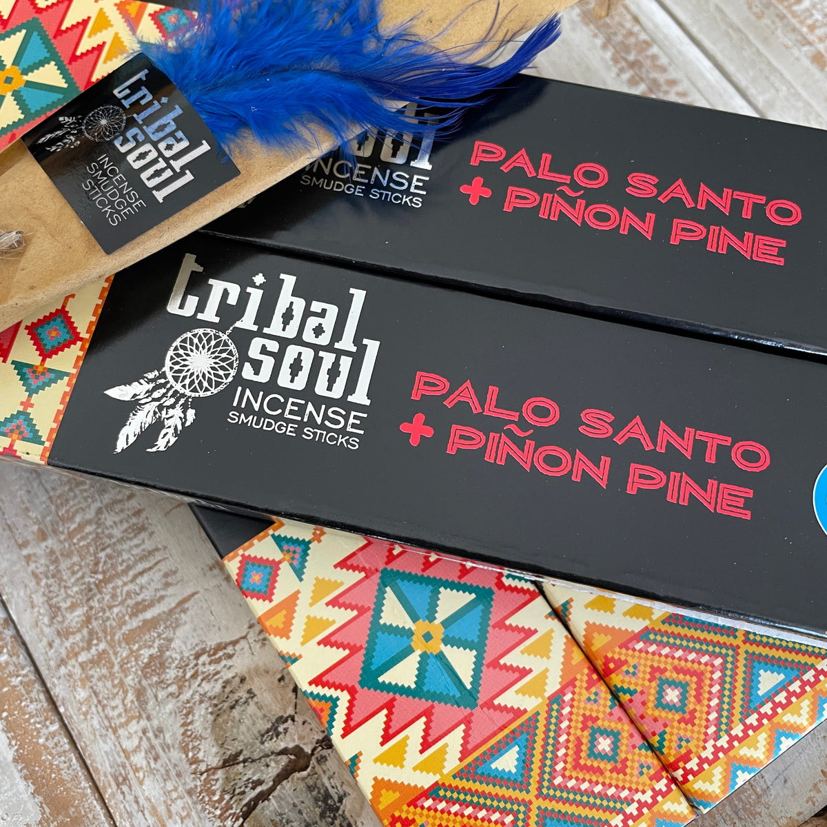 Tribal Soul - Paulo Santo &amp; Pinon Pine Incense Sticks Mi Chakra