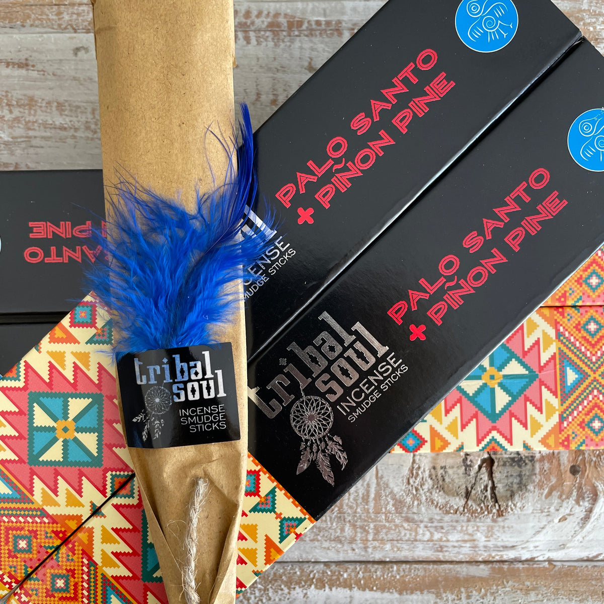 Tribal Soul - Paulo Santo &amp; Pinon Pine Incense Sticks Mi Chakra