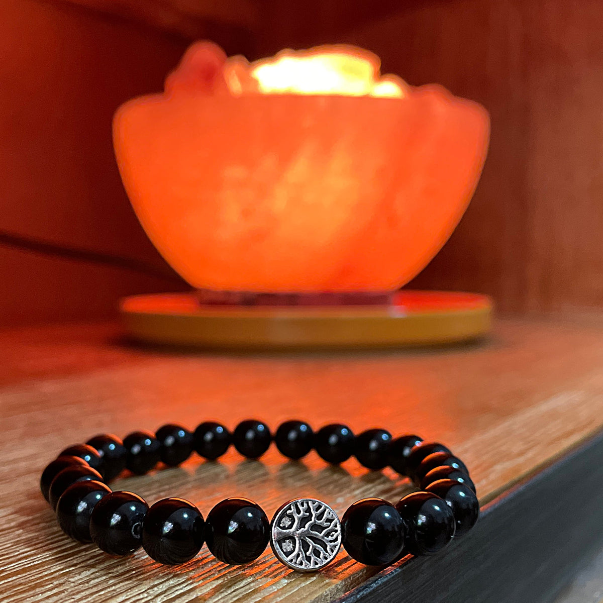 Power Bracelet | Black Obsidian Crystal Bracelet - Mi Chakra