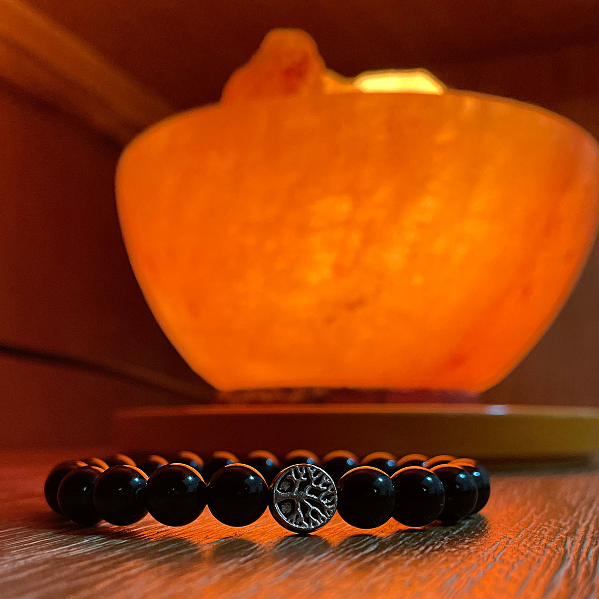 The Power Bracelet - Black Obsidian Mi Chakra