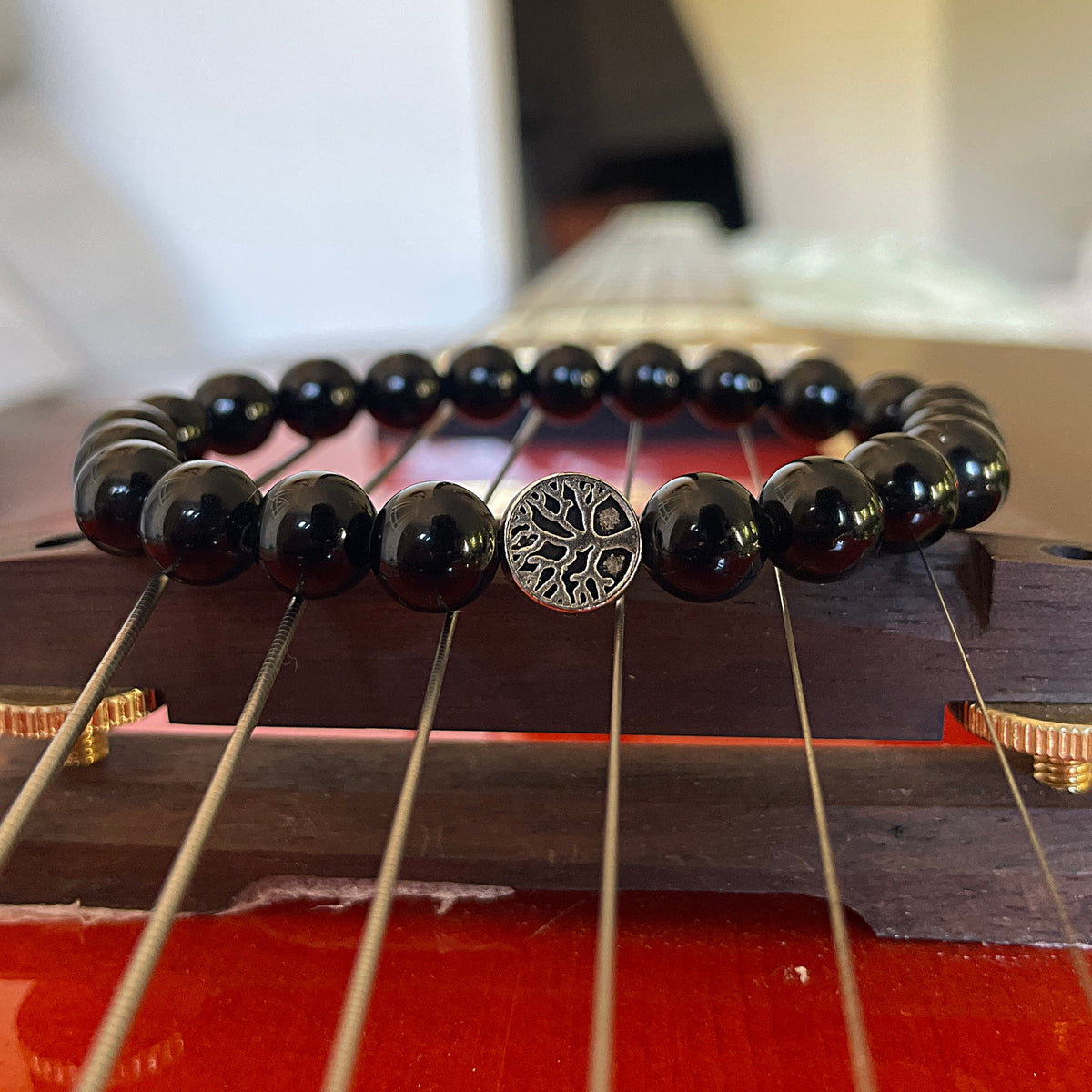 The Power Bracelet - Black Obsidian Mi Chakra