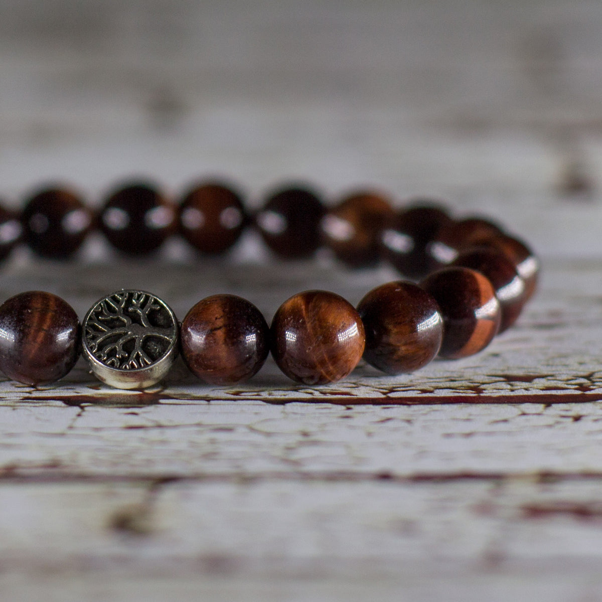 The Abundance Bracelet - Red Tigers Eye Mi Chakra