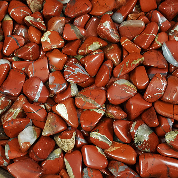 Red Jasper Striped - South Africa - Tumbled Stone Mi Chakra