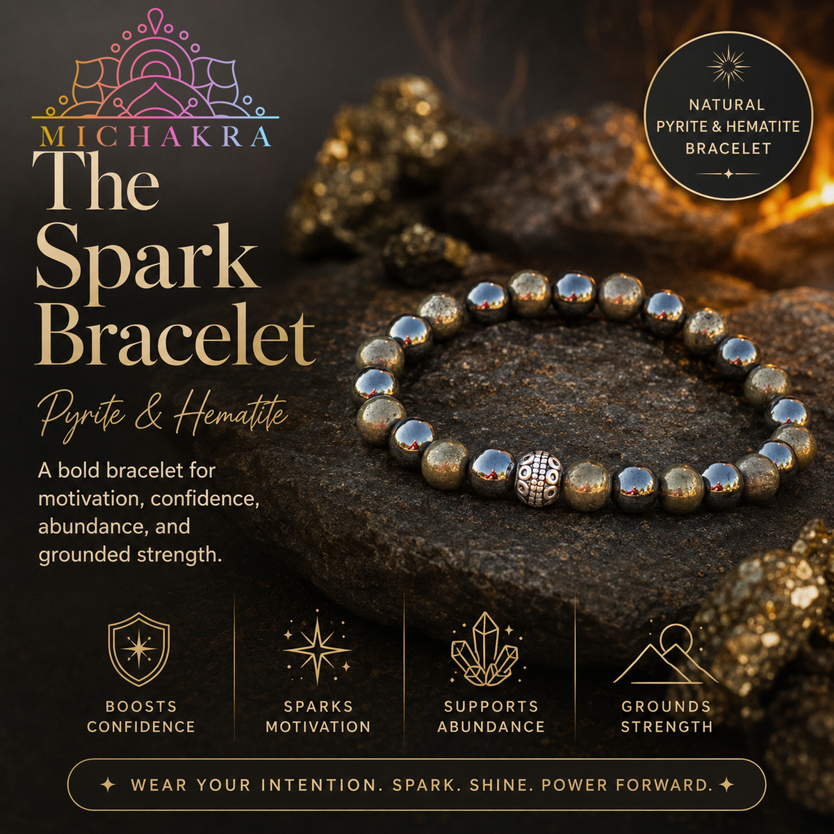 The Spark Bracelet Mi Chakra