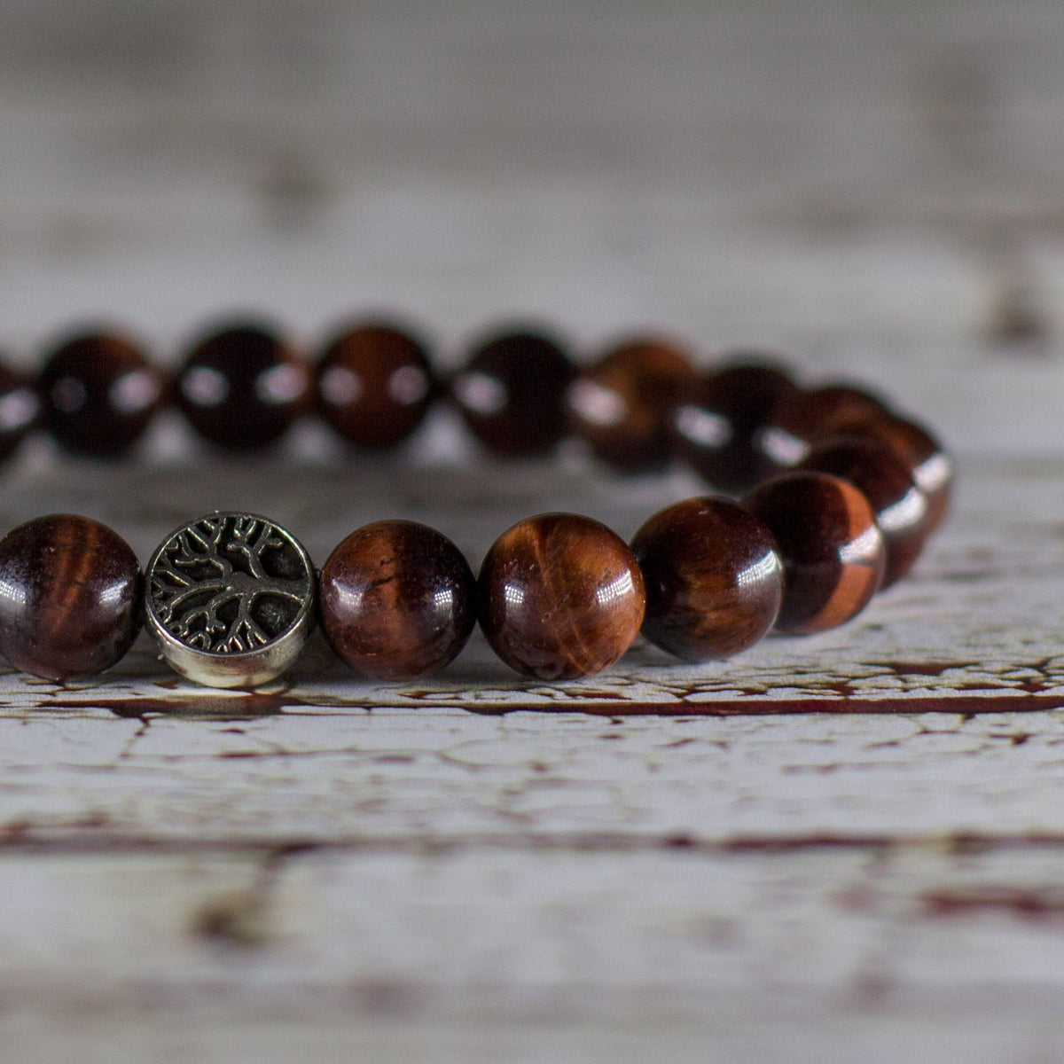 The Abundance Bracelet - Red Tigers Eye Mi Chakra