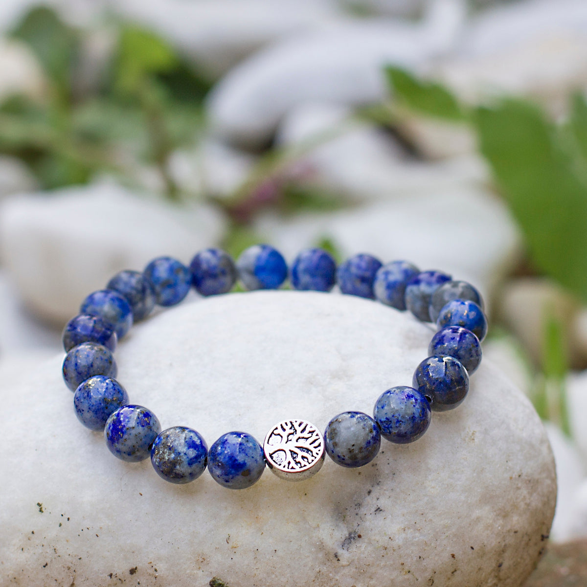The Attention Bracelet - Lapis Lazuli Mi Chakra
